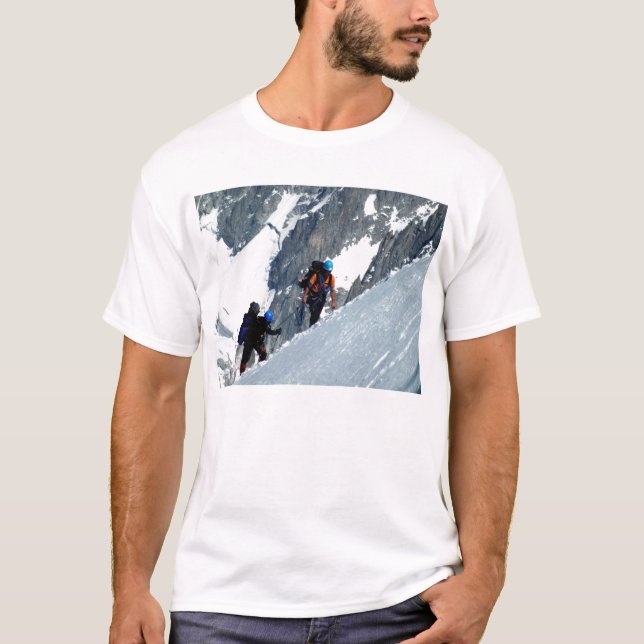 Klättring Mont Blanc T Shirt (Framsida)