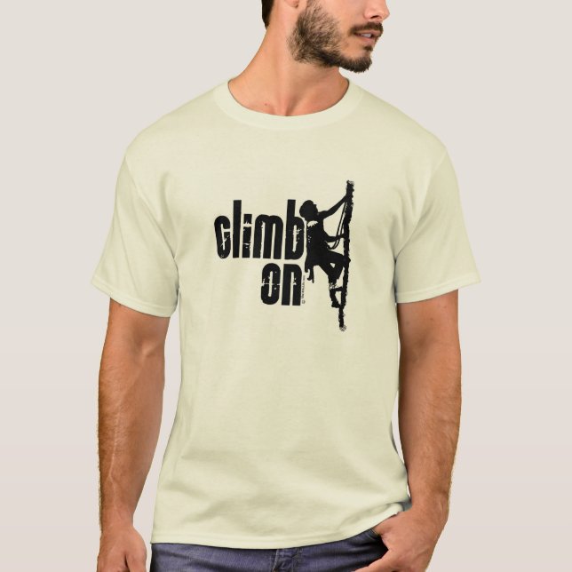 Klättring på tee shirt (Framsida)