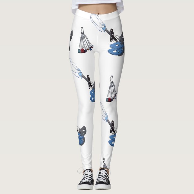 Klättringdamasker Leggings (Framsida)