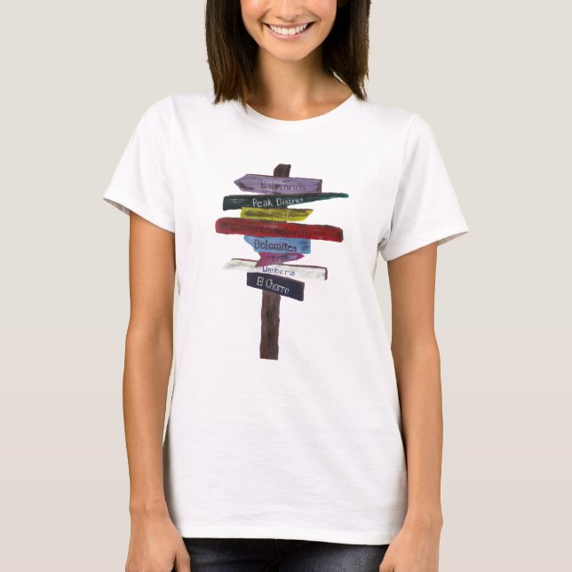 KlättringdestinationsT-tröja T-shirt (Framsida)