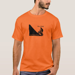 Klättringen är min lyckliga timme t shirt