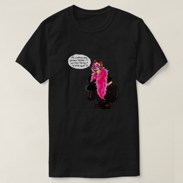 Klaus Hargreeves ALL CLOTHES ÄR GENDER NEUTRAL Cl T Shirt (Design framsida)