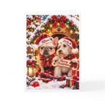 Klaus & Lucky God Jul Hundälskare Holiday C