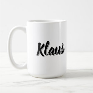 Klaus Manar Namn Kaffemugg