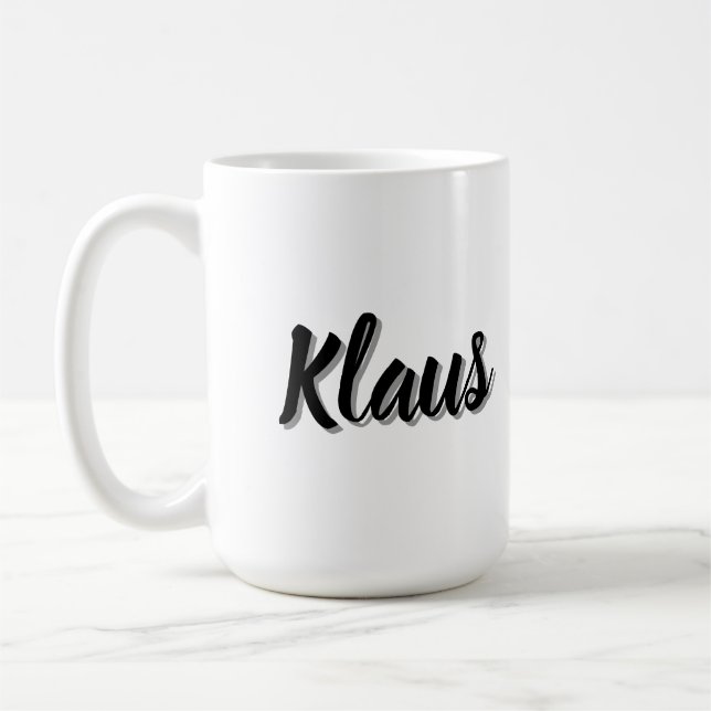 Klaus Manar Namn Kaffemugg (Vänster)
