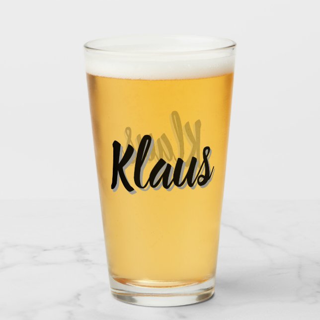 Klaus mäns namn, glaskopp (Baksida fylld)