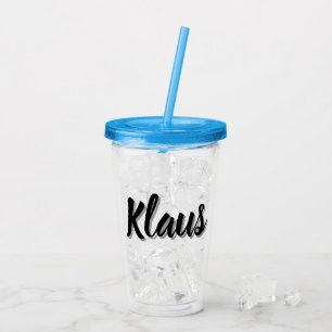 Klaus mäns namn, take away mugg