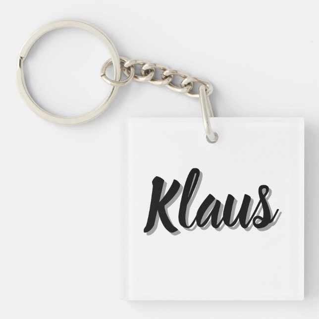 Klaus Mens Name, (Framsidan)