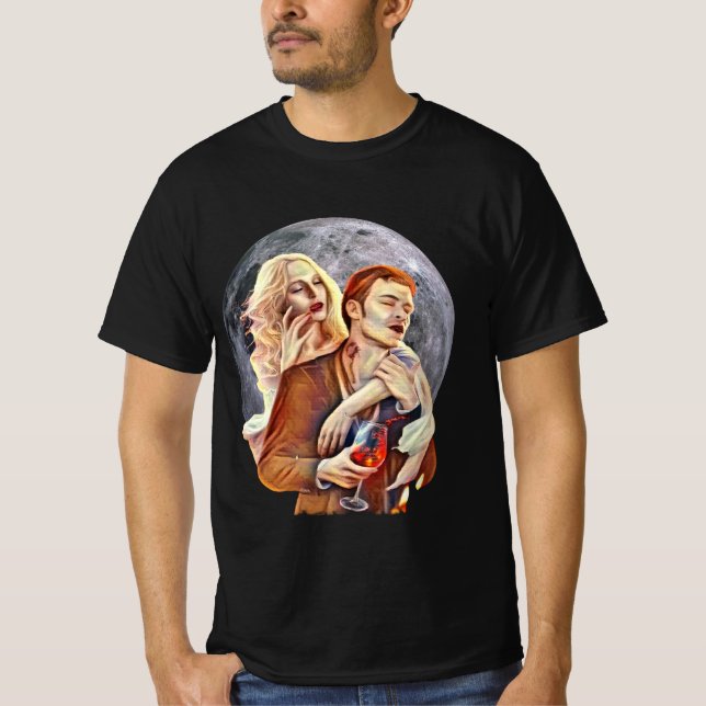 klaus mikaelson art t shirt (Framsida)