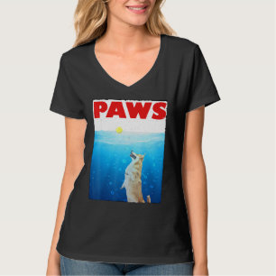 Klaw Corgi Och Tennis Top Dog Corgi Parodi T Shirt