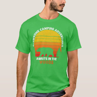 Klawliga campingäventyr väntar i skogen bo t shirt