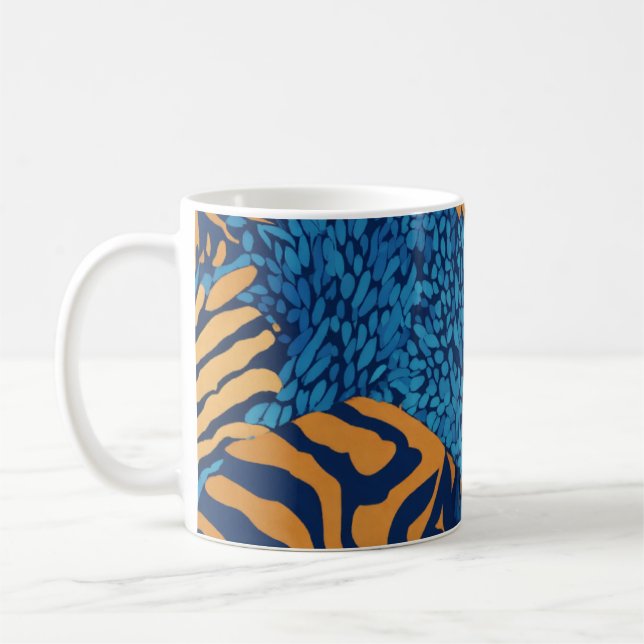 Klectiska djurfärger - Klassiska 11 oz Mugg (Vänster)