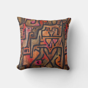 Klee Abstrakt Forest Expressionist Modern Art Kudde