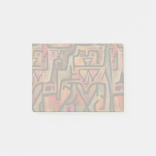 Klee Abstrakt Forest Expressionist Modern Art Post-it Block