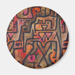 Klee Abstrakt Red Abstrakt Expressionist Nature Magnet