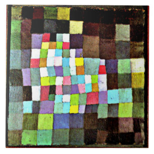 Klee - Abstraktion med referens.. Kakelplatta