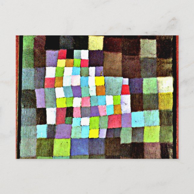 Klee - Abstraktion med referens.. Vykort (Framsida)