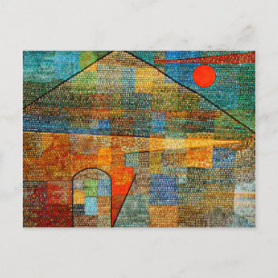 Klee - Ad Parnassus, berömd abstrakt art Vykort