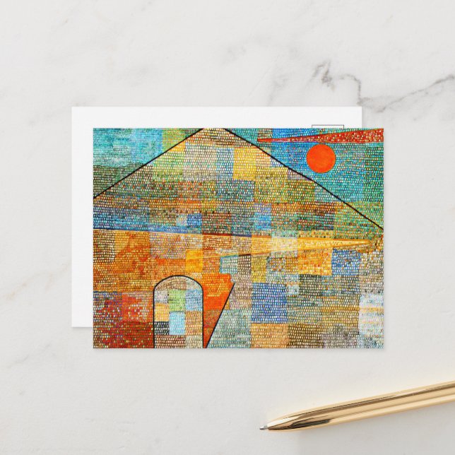 Klee - Ad Parnassus Vykort (Fram/Back In Situ)