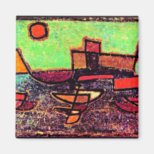 Klee - Afbahrender Dampfer Magnet