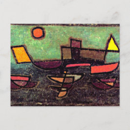 Klee - Afbahrender Dampfer Vykort