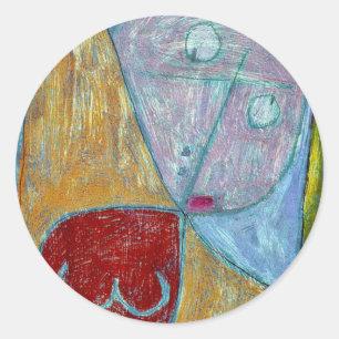 Klee - Angel stilla Feminin Runt Klistermärke