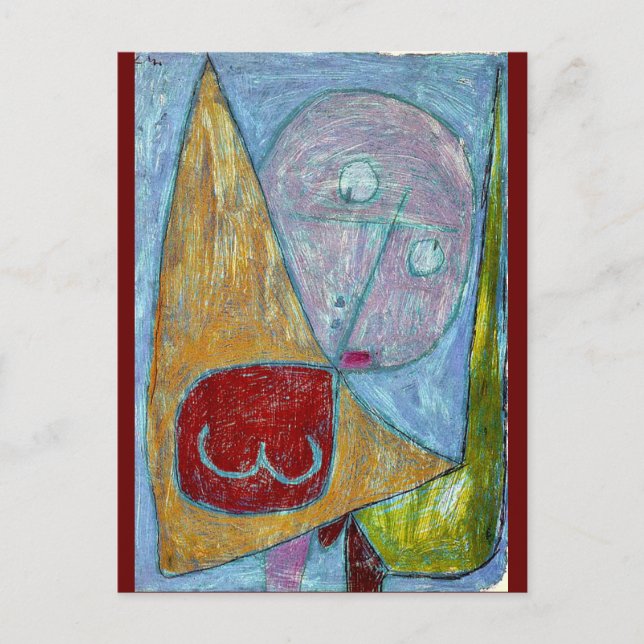 Klee - Angel stilla Feminin Vykort (Framsida)