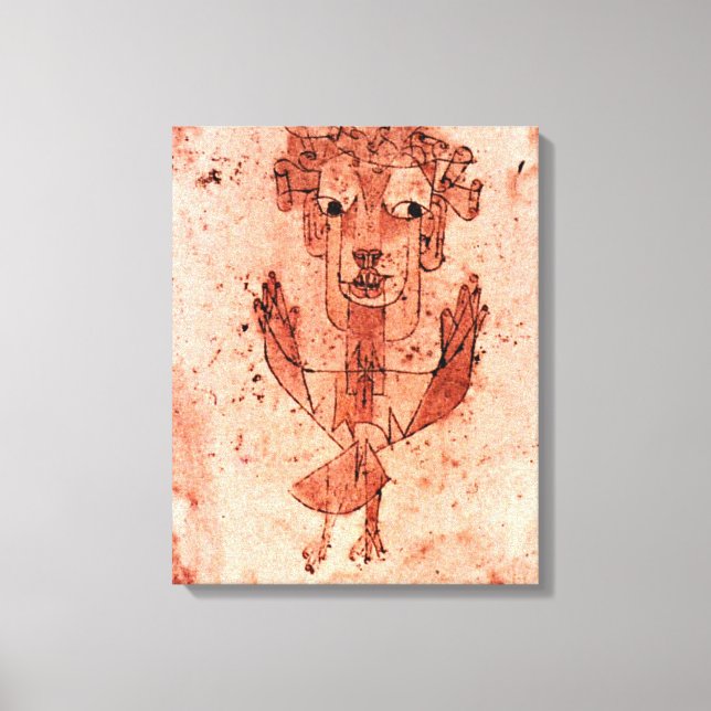 Klee - Angelus Novus (New Angel) Canvastryck (Framsida)