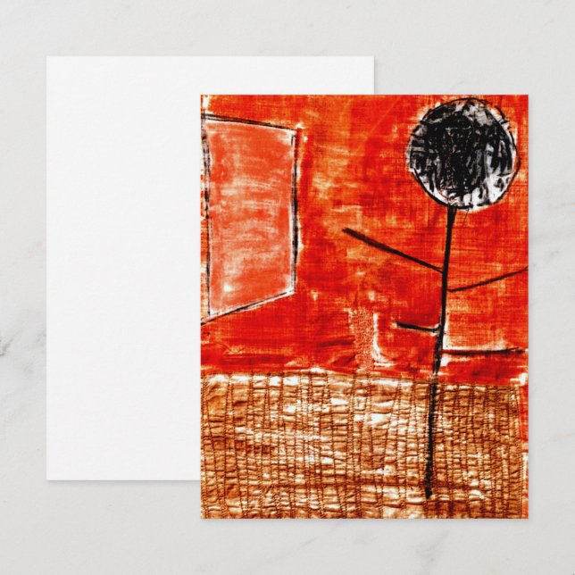 Klee - Anläggning i sena hösten Kort (Fram/baksida)