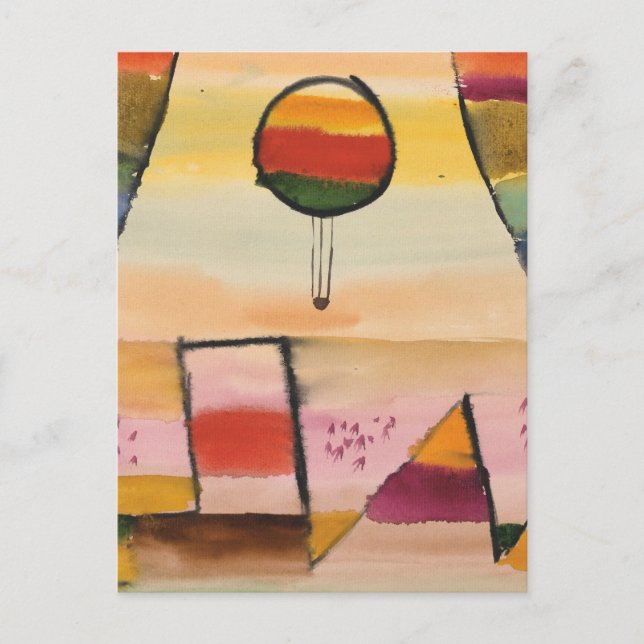 Klee - Ballongen i fönstret Vykort (Framsida)
