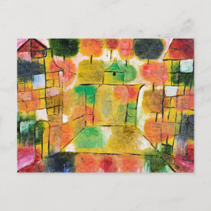 Klee - Baum und Architektur - Rhythmen Vykort