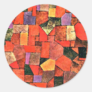 Klee - bergsbyn runt klistermärke