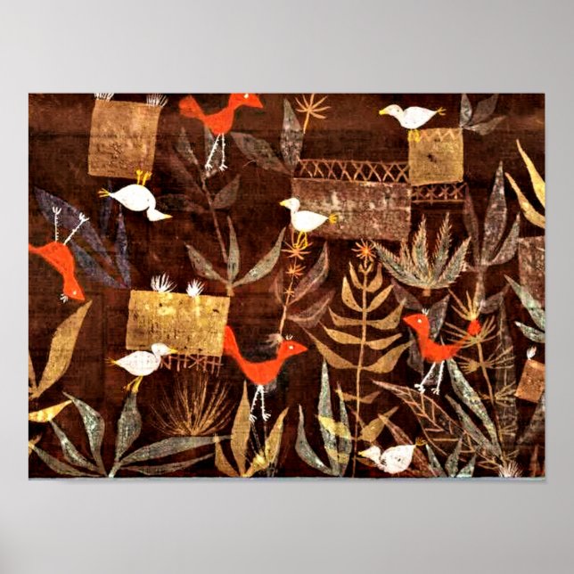 Klee - Bird Garden Poster (Framsidan)