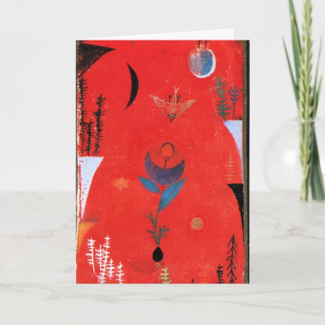 Klee - blommig myt kort (Framsida)