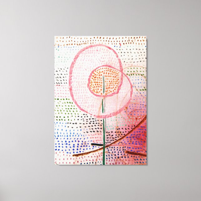 Klee - Blossoming, abstrakt konst, Canvastryck (Framsida)