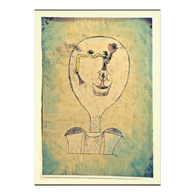 Klee - Början på en sjömil Fototryck (Framsidan)