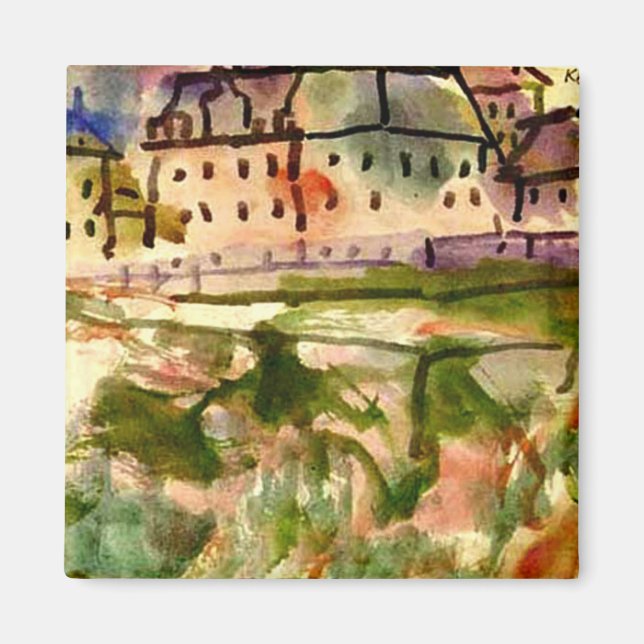 Klee - Bostäder nära Gravel Pit-1913 Magnet (Framsidan)