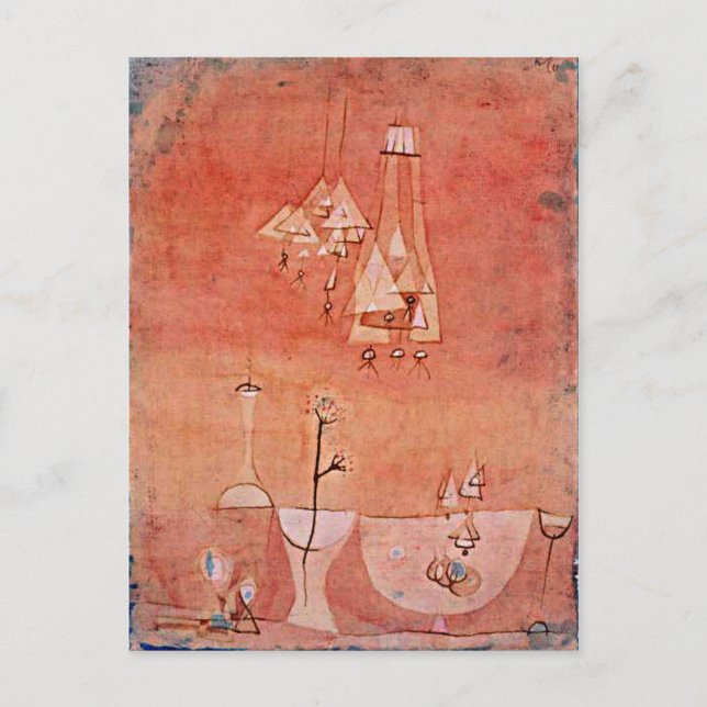 Klee - Botaniskt laboratorium Vykort (Framsida)