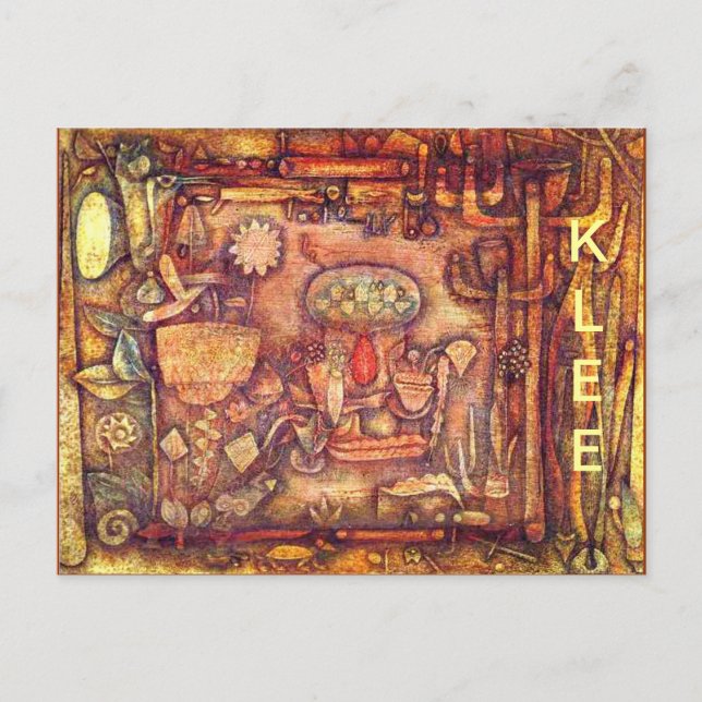 Klee - Botaniskt teater Vykort (Framsida)