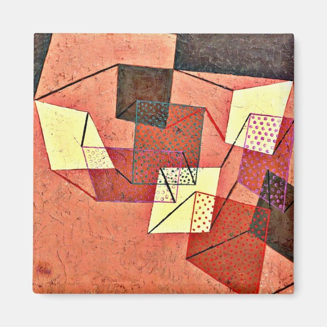 Klee - Braced Yta (1930) Magnet (Framsidan)