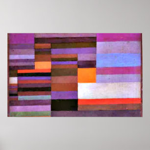 Klee - Brand i kvällarna Poster