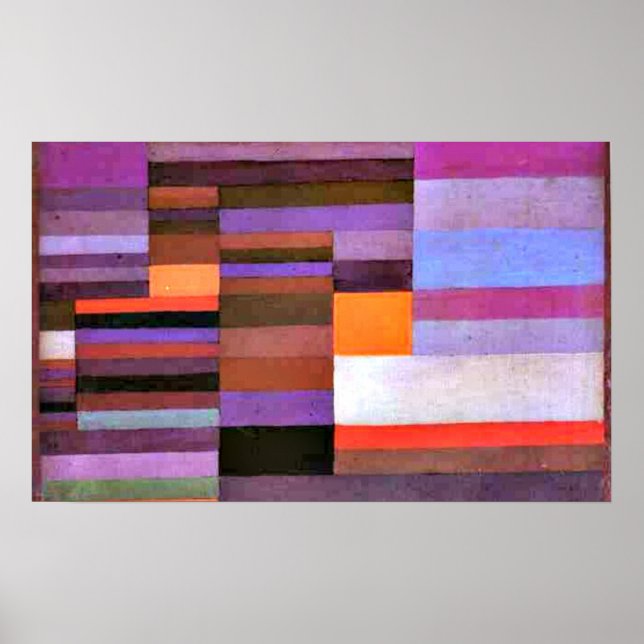 Klee - Brand i kvällarna Poster (Framsidan)