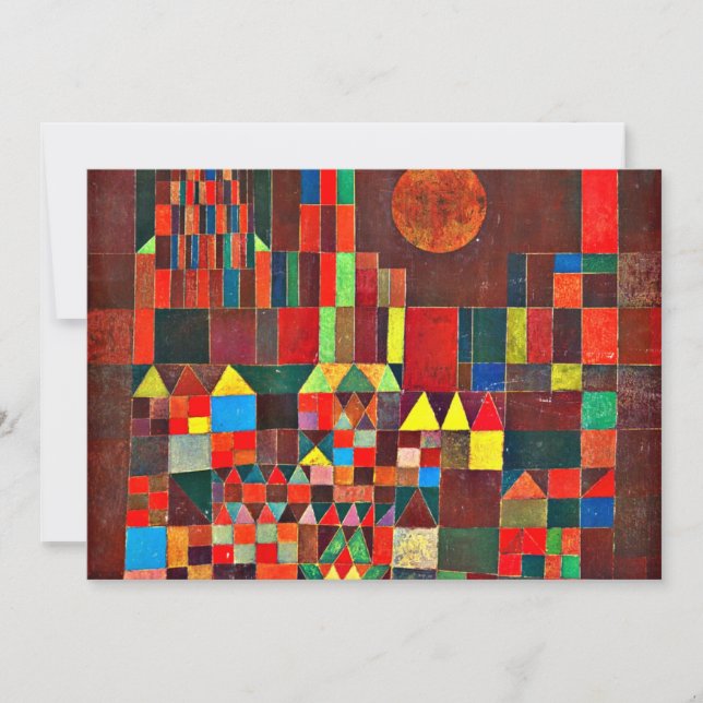 Klee - Castle och Sol Kort (Framsida)