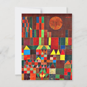 Klee - Castle och Sol Vykort