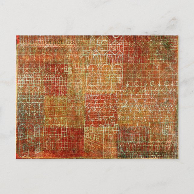 Klee - Cathedral Vykort (Framsida)