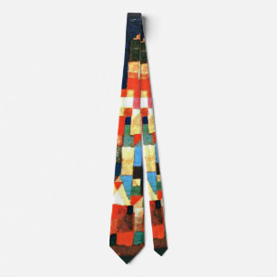 Klee - City Bild med Red and Grönt Accents Slips