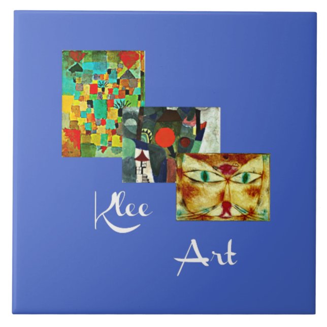 Klee - Collage Kakelplatta (Framsidan)