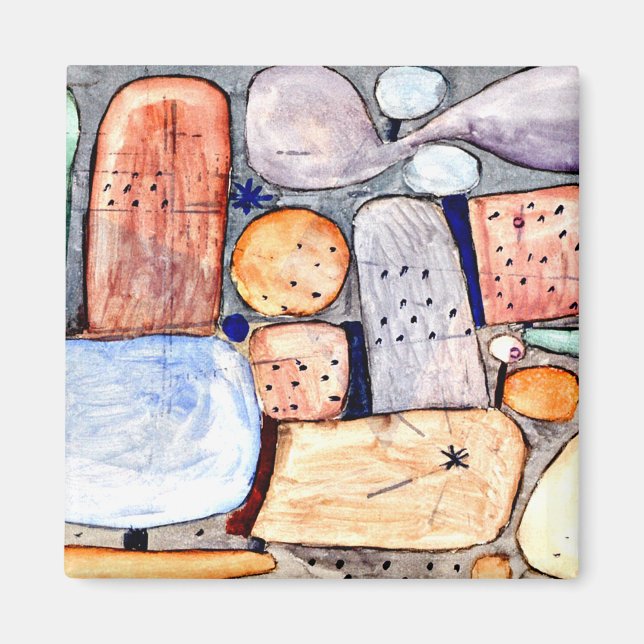 Klee - Delar till ett liggande monterat Magnet (Framsidan)