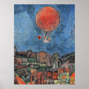 Klee - Der Luft Balloon Poster