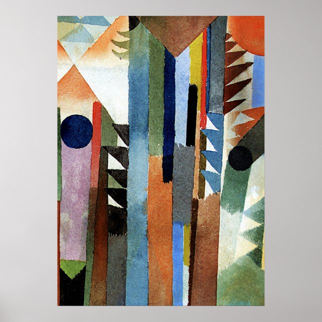 Klee - Der Wald der aus dem Samenkom enstand Poster (Framsidan)
